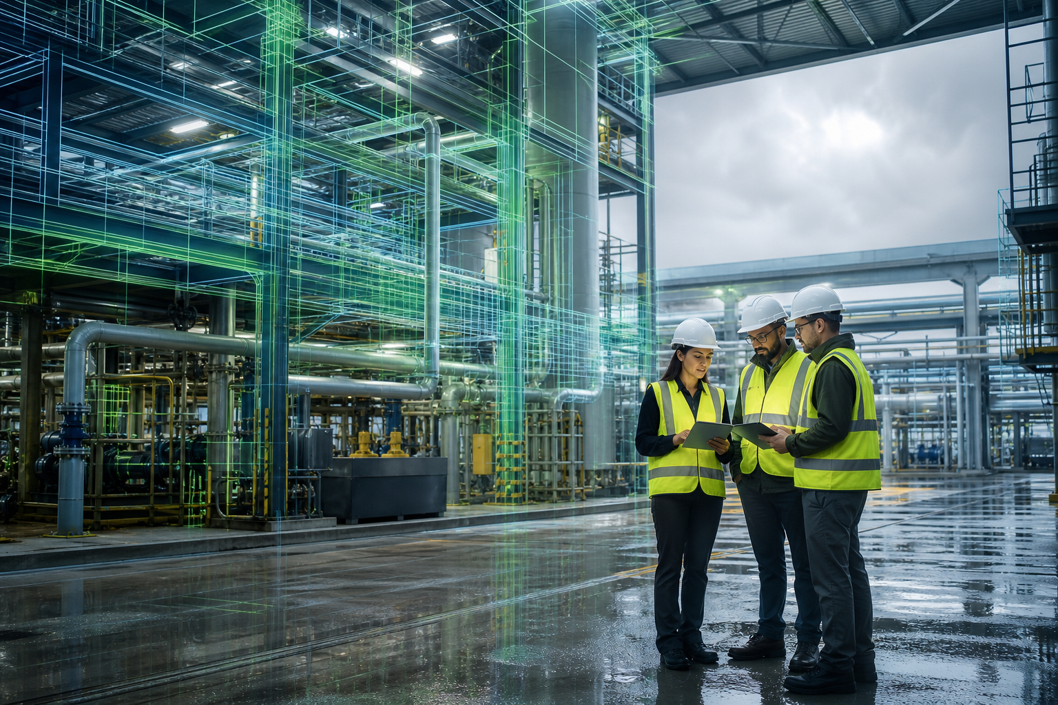 BIM Mapped Industrial Site