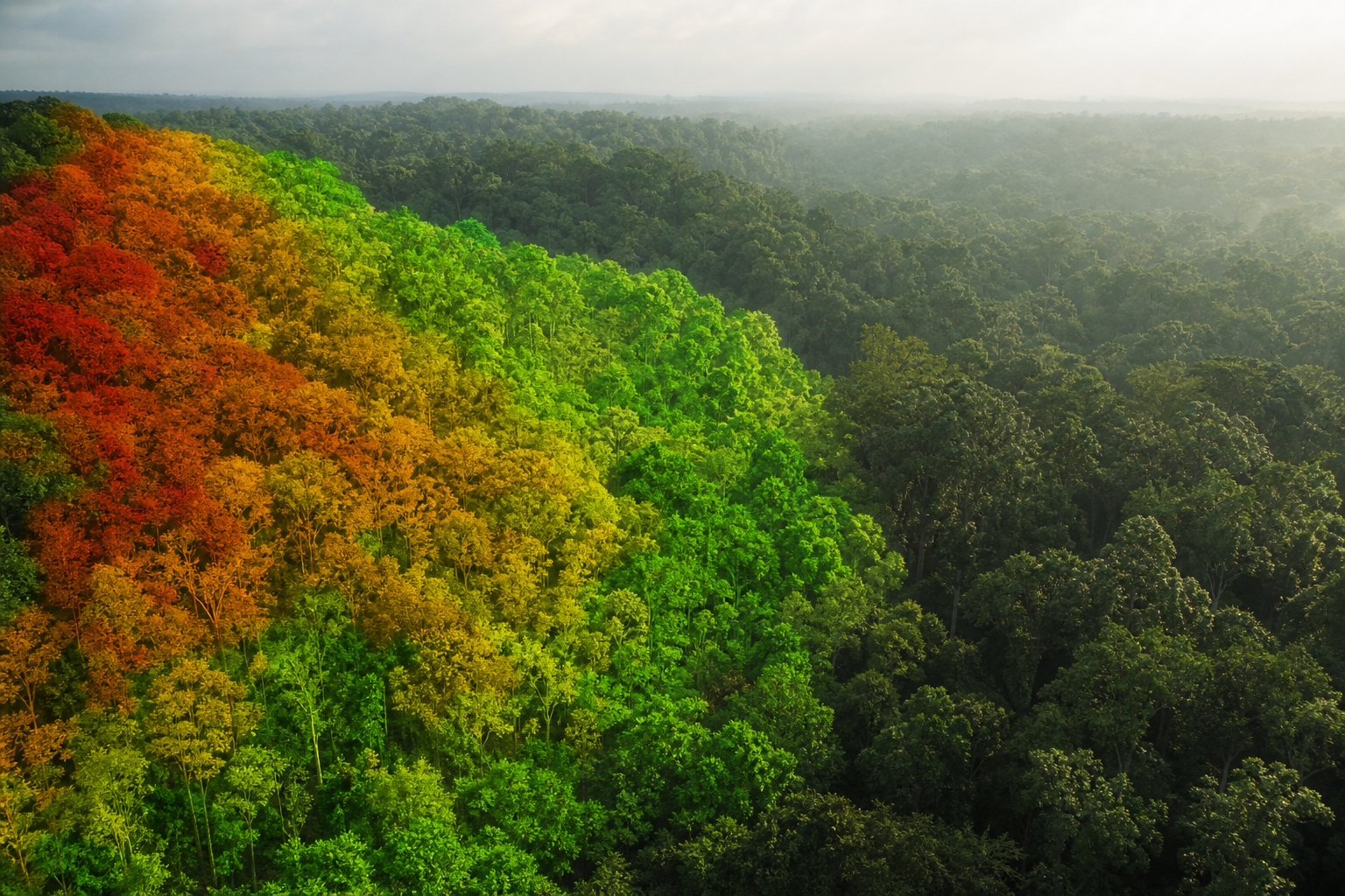 NDVI Forest Scene